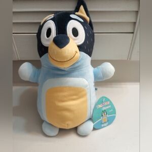 Bluey x Squishmallows HugMees Bandit Plush NWT